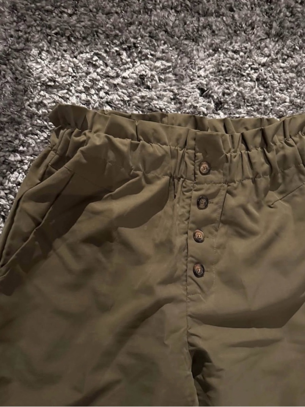 SHEIN Olive Green Straight Leg Pants - Picture 2 of 3